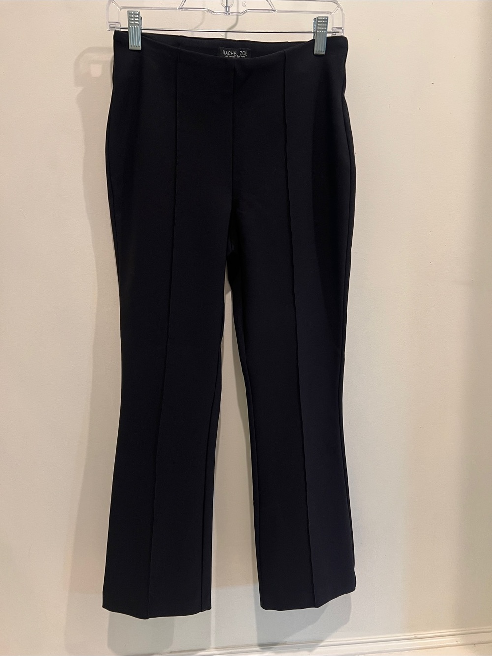 Rachel Zoe Black Boot-Cut Ponte Pants